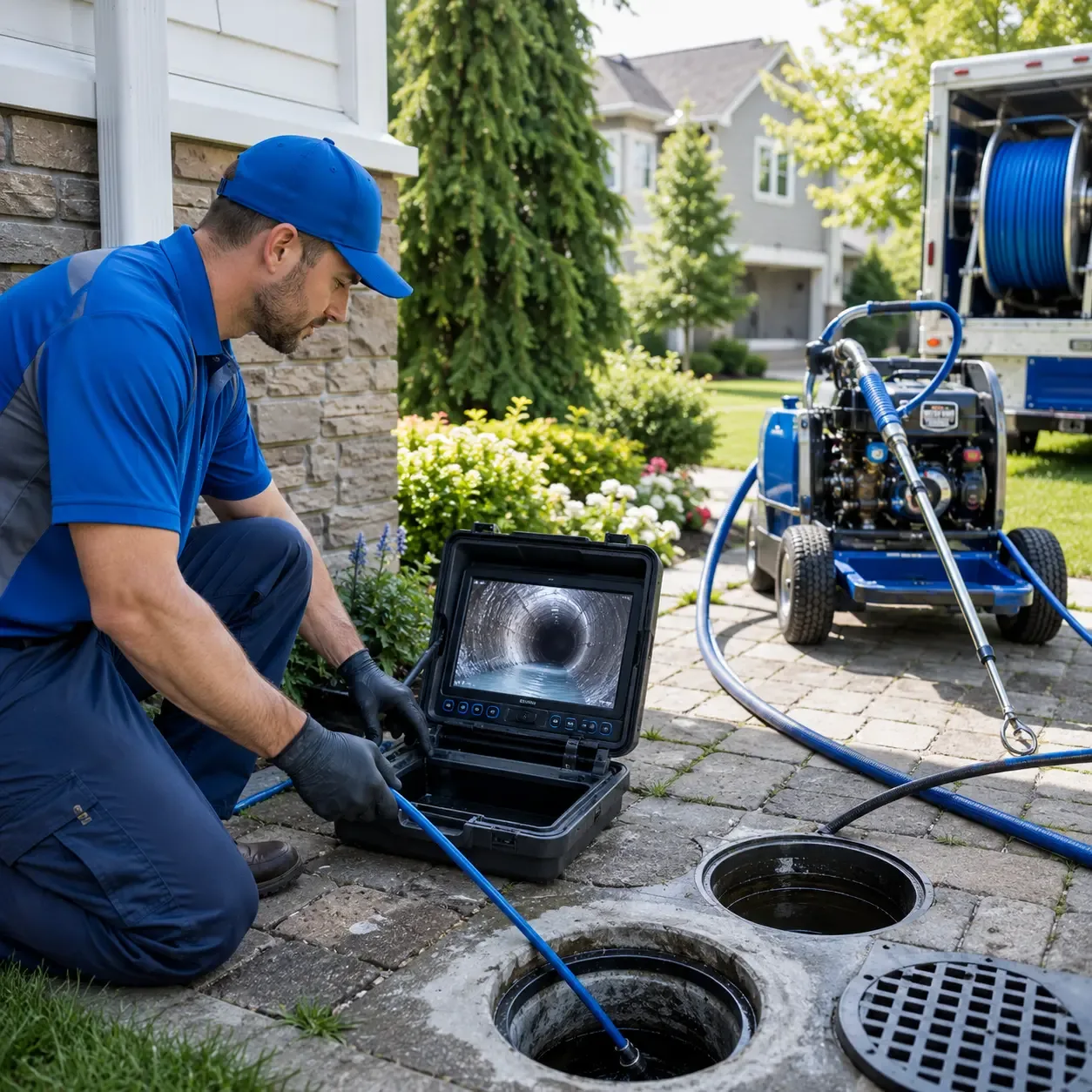 Outdoor drain cleaning professionals serving Wales, ND